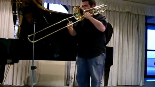 Homenaje a Bach, de Bozza (Trombon y Piano) смотреть онлайн