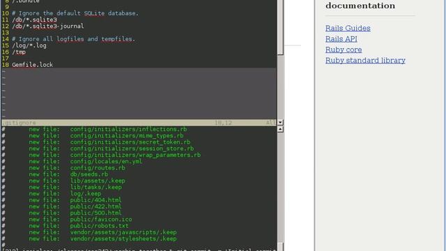 Putting our work into a git repository смотреть онлайн