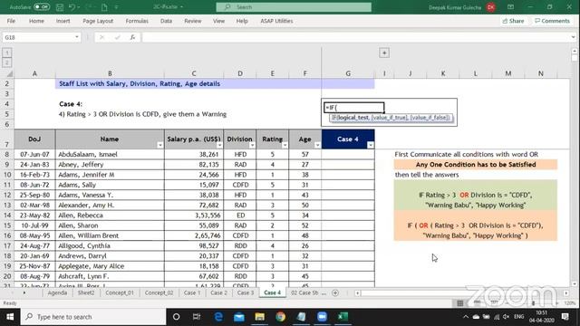 Day 9 - UPskill your EXCEL Skill - Morning Batch | #StayHome #LearnExcelOnline with Excel In Excel смотреть онлайн