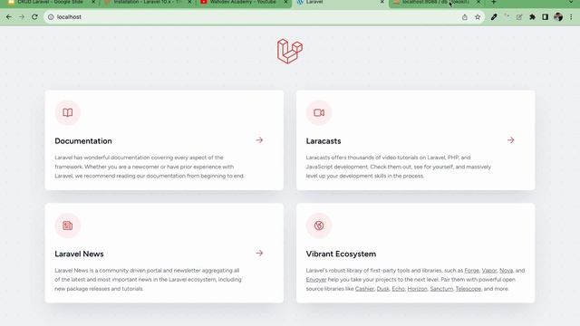 Tutorial CRUD Laravel : 2. Instalasi смотреть онлайн