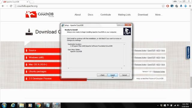 Installing CouchDB NoSql database on Windows in Urdu смотреть онлайн