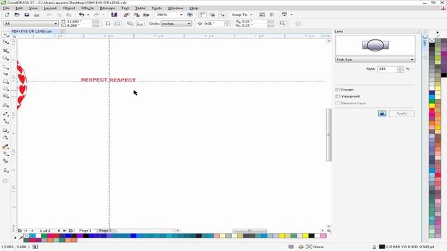Coreldraw x6,x7,x8, Fish Eye Effects in Corel draw Tips and Tricks By 5STRA GRAPHICS. смотреть онлайн