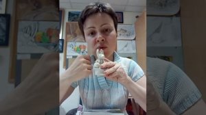 Окраска глиняного изделия без обжига