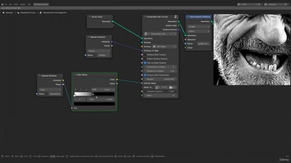 Creating a Hero Weapon for Games - Часть 44 - Hairs part 1
