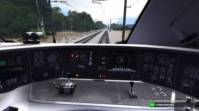 Trainz 19: РЭКС Москва-Курская-Серпухов на ЭП2Д с информатором смотреть онлайн