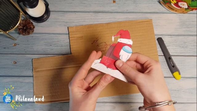 Ёлочная игрушка Among Us своими руками!!! Новогодний Among Us!!! смотреть онлайн