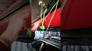 Хранение лодки ПВХ. Как подвесить пвх лодку в гараже.