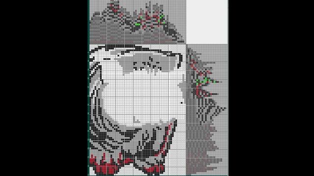 Японский кроссворд - Манул (Nonogram - Manul) [★★★★★]