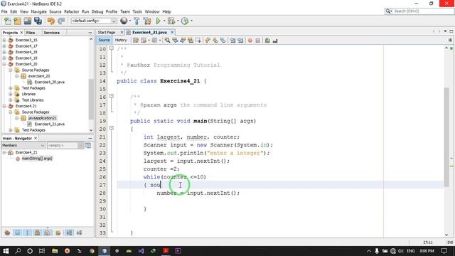 java how to program exercise 4.21 смотреть онлайн