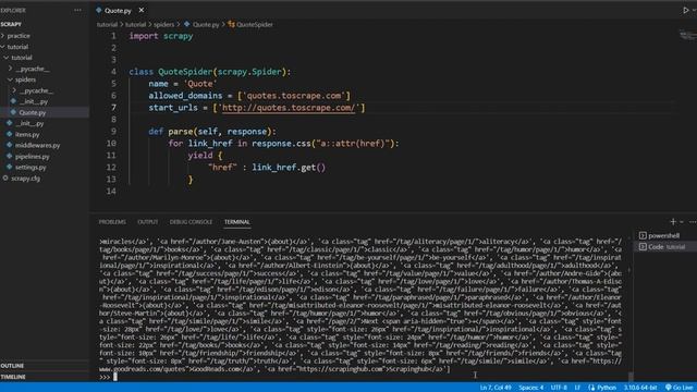 CSS Selectors - Scrapy Tutorial Series Part#3 смотреть онлайн