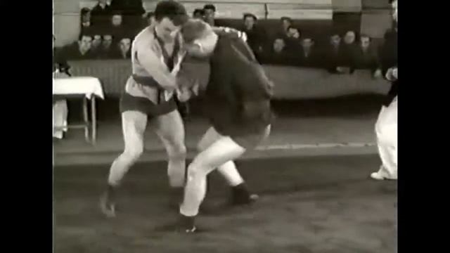 Первенство СССР по самбо 1954 года в Харькове. Вес до 72 кг. Глориозов-Авдеев. смотреть онлайн