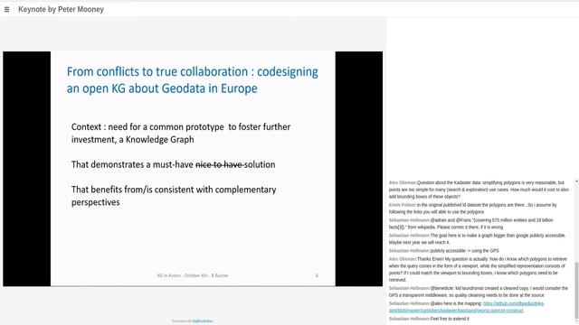 KGiA Event 2020. Benedicte Bucher (Towards a KG on spatial digital assets in European) смотреть онлайн