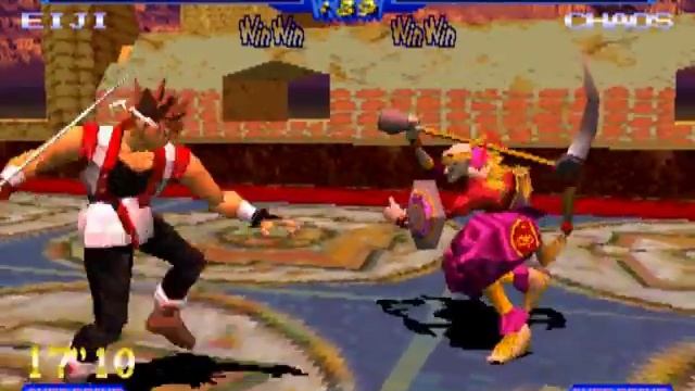 Battle Arena Toshinden 2 USA 95112 MAME Gameplay video Snapshot -Rom name ts2- смотреть онлайн