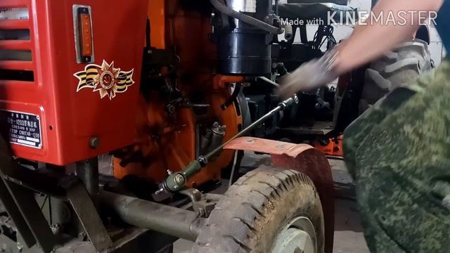 Синтай 120. Замена рулевых наконечников. смотреть онлайн