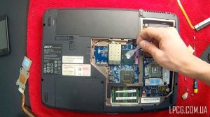 Как разобрать и почистить ноутбук Acer Aspire 5720Z ICL50 (Disassemble Acer Aspire 5720Z ICL50)