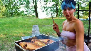 ГОРЯЧЕЕ КОПЧЕНИЕ РЫБЫ от А до Я. Копчю КАРАСЯ БЫСТРО и ВКУСНО прямо на природе!