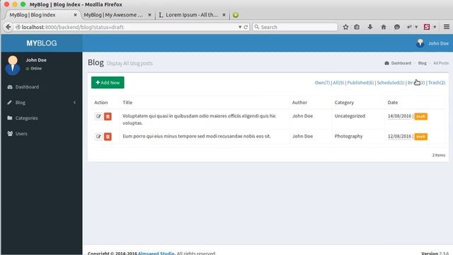 Professional Blog+CMS Development With Laravel 5 - Learn Laravel