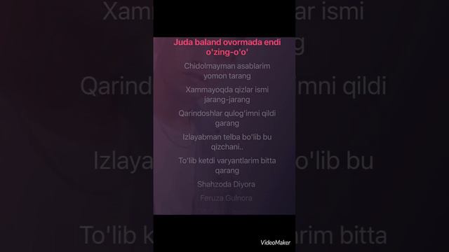 Mirjalol Nematov Shaxzoda Diyora Karaoke смотреть онлайн