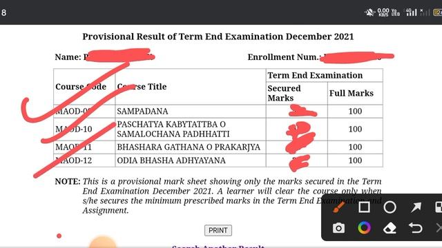 Term end exam result declared 1st and 3rd semester exam//OSOU exam result declared смотреть онлайн