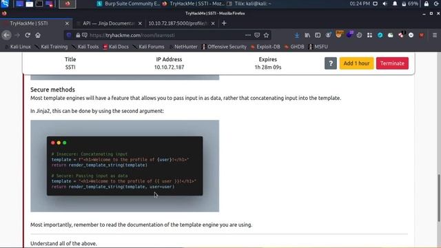 SSTI - Server Side Template Injection #TryHackMe смотреть онлайн