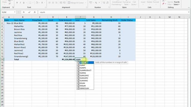 Tagalog Microsoft Excel Tutorial | Inventory using Excel | MichelleAntonette TV смотреть онлайн