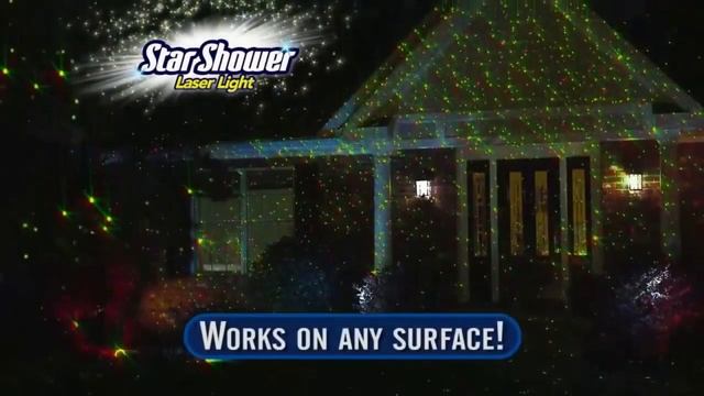 Лазерный проектор Star Shower Стар Шауэр смотреть онлайн
