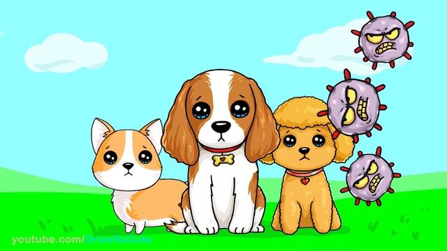 Super Sanitizer vs Coronos! Coronavirus Awareness Funny Cartoon Animation смотреть онлайн