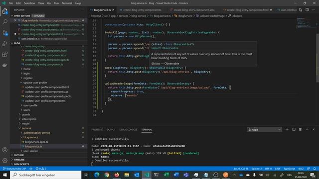 Angular: Create BlogEntry with body as Markdown & upload Image | Blog Project V-26 смотреть онлайн
