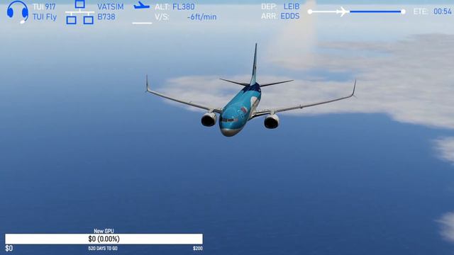 P3D V5.2 LEIB-EDDS Virtual TUI Group PMDG 737-800 [VATSIM] смотреть онлайн