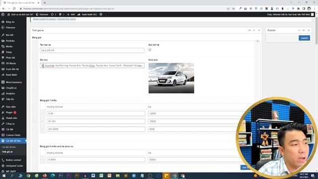 Thiết Kế Website Đặt Xe Taxi Tính Cước Tự Động | Website Grab Vận Tải API Google смотреть онлайн