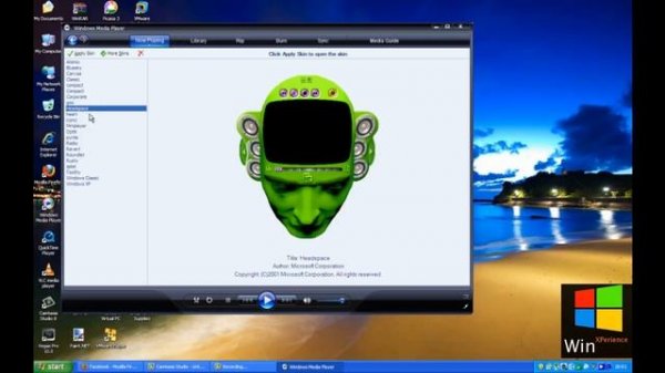 Windows Media Player 8.0 skins for later versions of Windows Media Player(9,10,11,12)