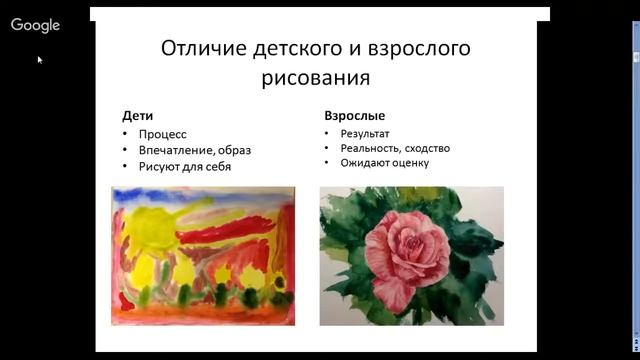 Отличия детского и взрослого рисования смотреть онлайн