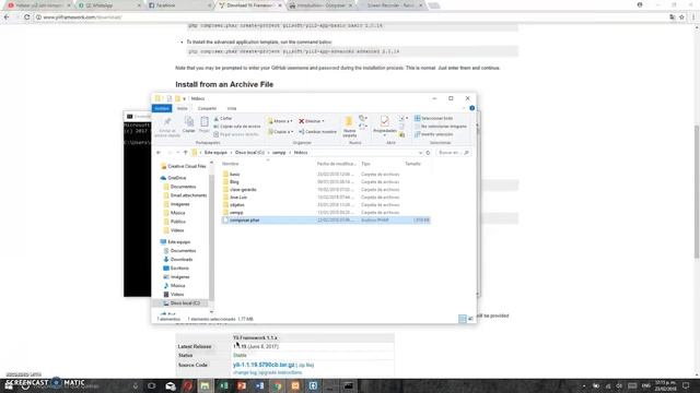 Instalando FrameWork Yii2 Vía Composer. смотреть онлайн