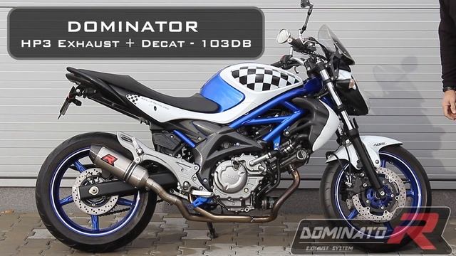 Suzuki Gladius SFV 650 2011? Dyno ? Pure Sound ? Dominator Exhaust ?HQ Sound ??⚡Exhaust Compilation
