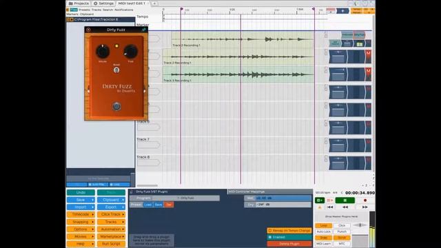 Free Dirty Fuzz VST plugin by DamyFX смотреть онлайн