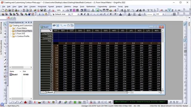 Introduction to Contour Plots in OriginPro смотреть онлайн