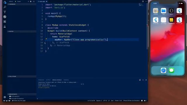 Flutter Closing App Programmatically смотреть онлайн