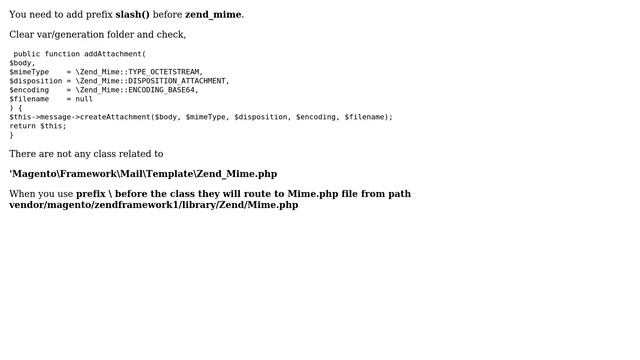 Magento: Fatal error: Class 'MagentoFrameworkMailTemplateZend_Mime' not found in (3 Solutions!!) смотреть онлайн