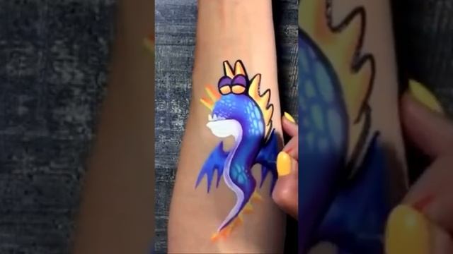 ?Аквагрим дракон от Алёны Смольниковой? #аквагрим #makeup #faceart смотреть онлайн