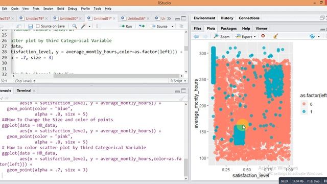 R Tutorial 19. ggplot2 in R|Scatter plot in R|change Theme and points|Size of points|Scatter plot R смотреть онлайн