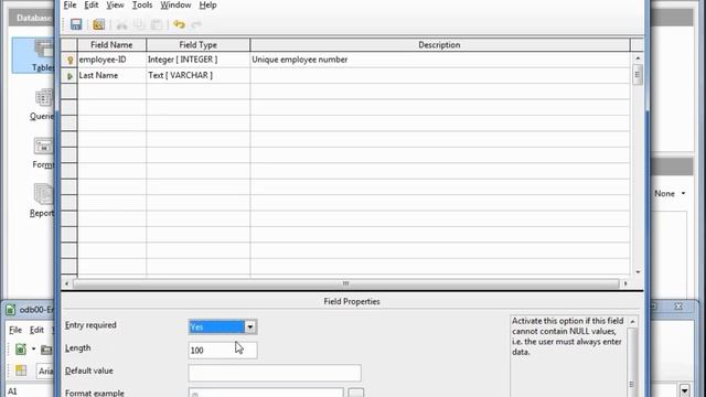 LibreOffice Base (01) Create a Database, Create a Table смотреть онлайн