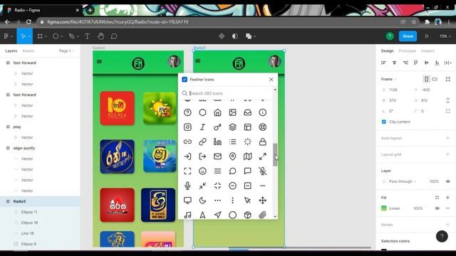 Radio App UI/UX Design |Figma | (Prototype,Export) смотреть онлайн