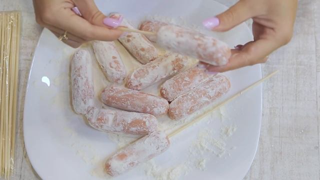 Домашние Корн Доги / Сосиски в Тесте! Получаются Идеальными с Первого Раза! смотреть онлайн