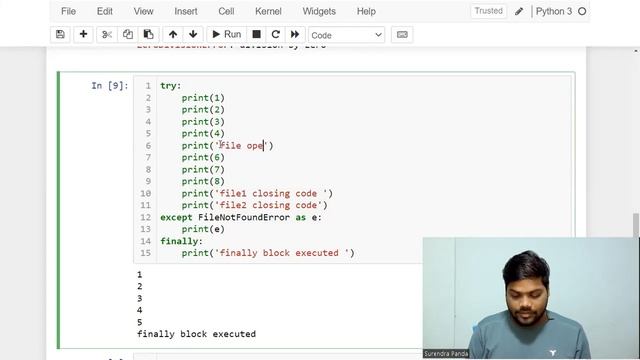 ?♂️ finally block in Python | with hidden story | Python By Surendra смотреть онлайн