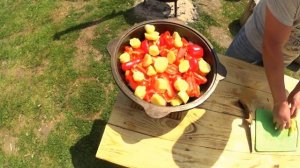 Дымляма ( Думляма, Димлама) Мясо индейки тушеное в овощах и специях. Готовим Дымляму в казане