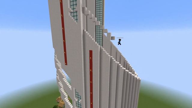 Minecraft: Futuristic/Cyberpunk Skyscraper Tutorial