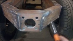 Мини трактор переломка своими руками. Переделка рамы мини трактора часть1