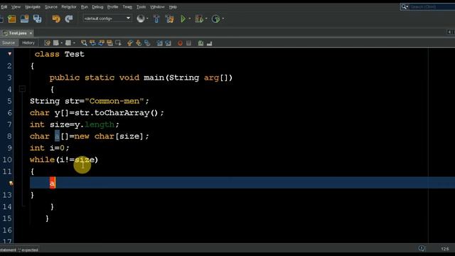 Write a java program to reverse string without using inbuilt method || third approach смотреть онлайн
