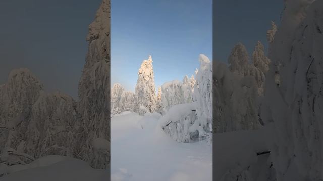 Идём на Каменный город. Новогодний Пермский край. смотреть онлайн