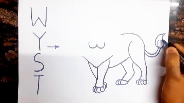 Easy Lion drawing // Turns into Lion Drawing // Easy Drawing for kids смотреть онлайн